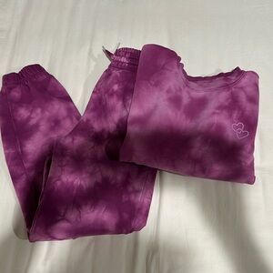 Gap kids tie dye sweatsuit
